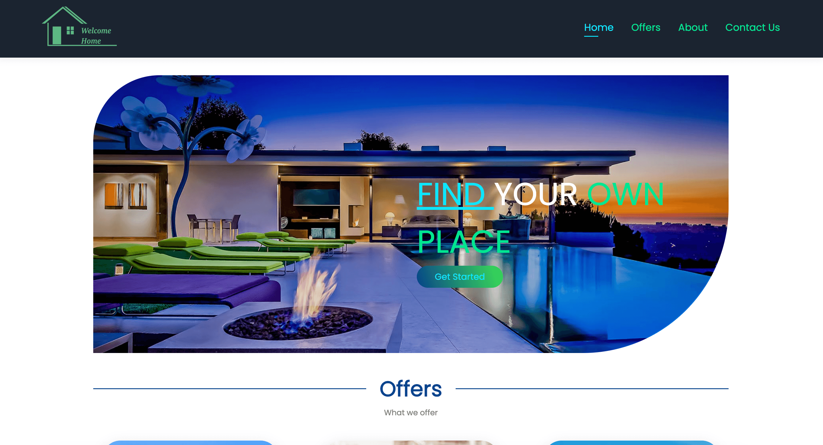 Welcome Home - Real Estate App